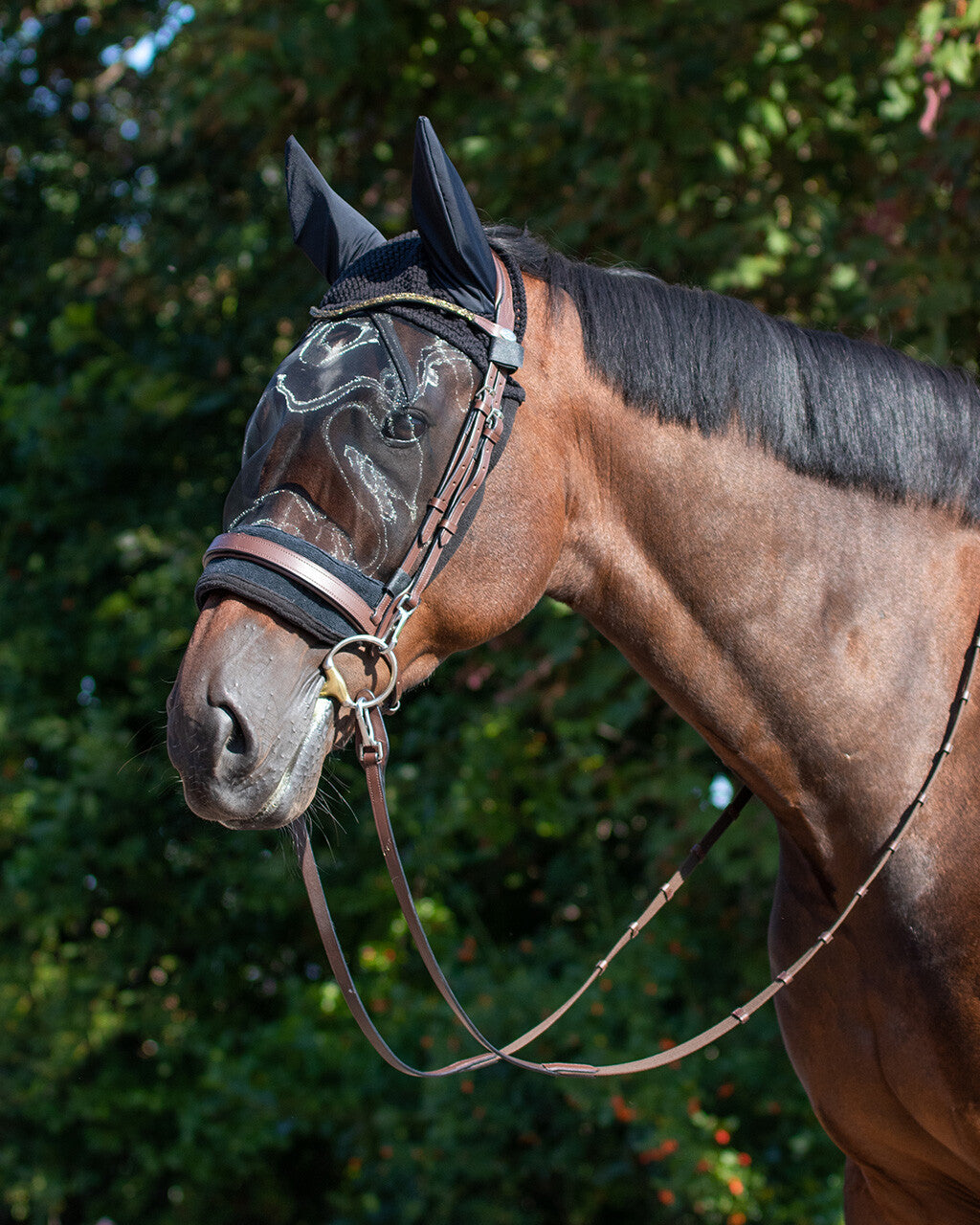 QHP Ear Bonner With Fly Mask