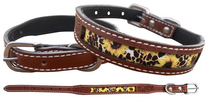 Showman Couture Leather Collar